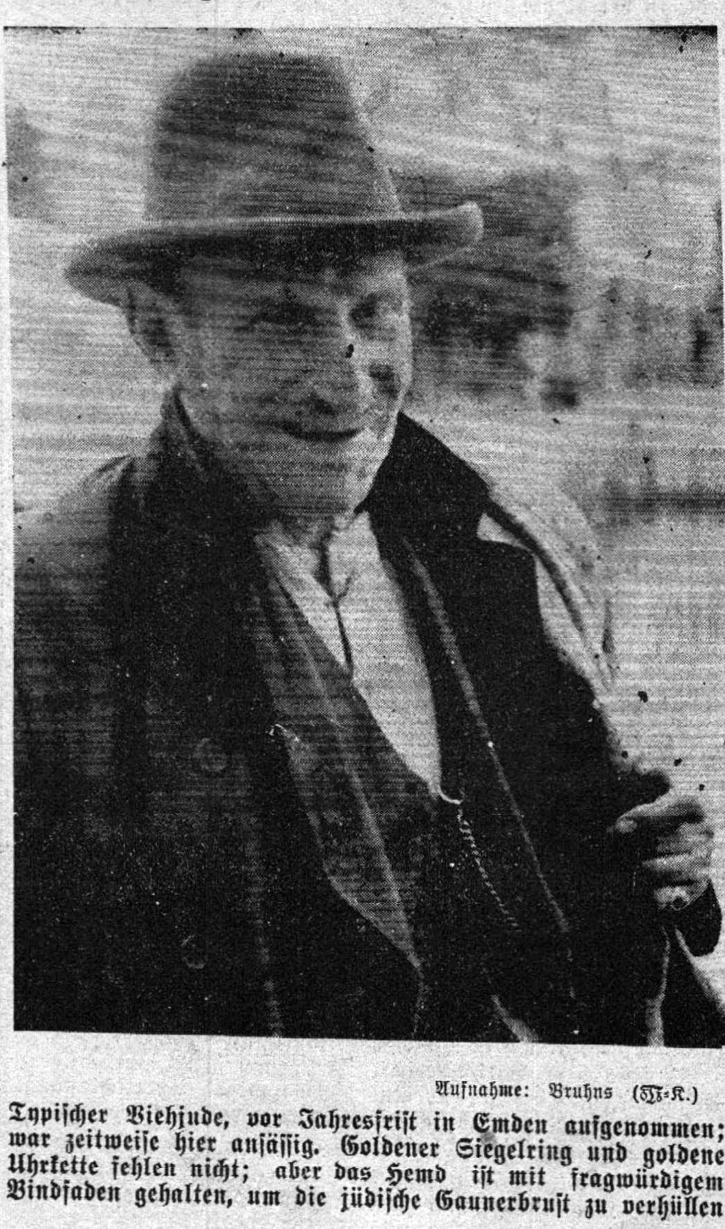 antisemitisch kommentiertes Foto vom 16.12.1938